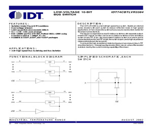 IDT74CBTLVR3384QG.pdf