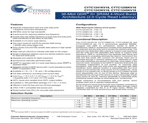 CY7C1245KV18-400BZC.pdf