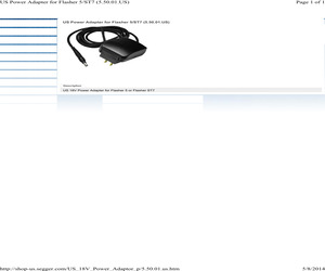 5.50.01.US US POWER ADAPTER FOR FLASHER 5/ST7.pdf