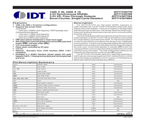 IDT71V3577S80BGGI8.pdf