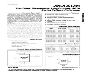 MAX6034AEXR33+T.pdf