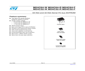 M24C64-RDW5GB.pdf