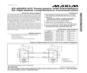 MAX3292CSD+.pdf