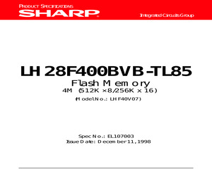 LH28F400BVB-TL85.pdf