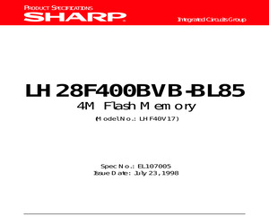 LH28F400BVB-BL85.pdf