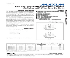 MAX4993ELB+T.pdf