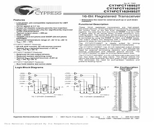 CY74FCT16952ATPAC.pdf