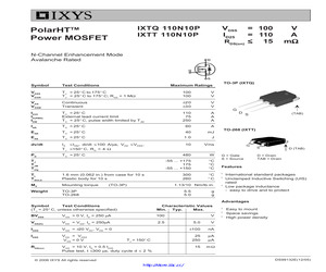 IXTT110N10P.pdf