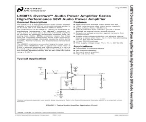 LM3875 OVERTURE AUDIO POWER AMPLIFIER SERIES.pdf