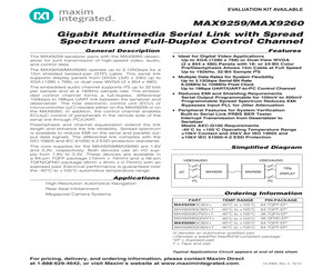 MAX9260GCB/V+GG4.pdf