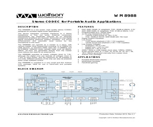 WM8988LGECN/RV.pdf