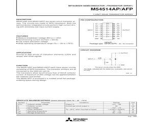 M54514AP/AFP.pdf