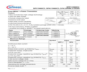 SPA11N60C3XK.pdf