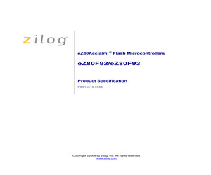 EZ80F92AZ020SC00TR.pdf