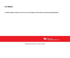 LP3925RME-E/NOPB.pdf