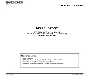MX25L3233FMI-08G TR.pdf