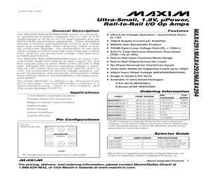 MAX4291EUK+T.pdf