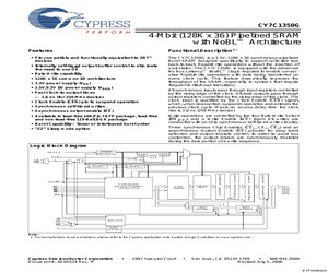 CY7C1350G-133BGXI.pdf