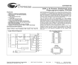 CY7C271A-25JCT.pdf