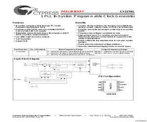 CY22701FSXIT.pdf