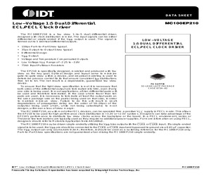 MC100EP210FA.pdf