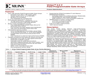 XCV100-5BG256I.pdf
