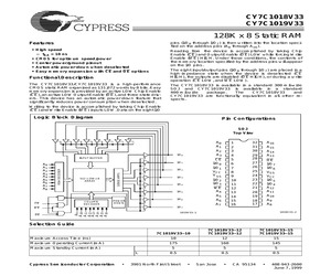 CY7C1019V33L-10VC.pdf