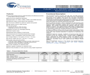 CY7C0852AV-133AC.pdf