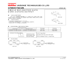 U74AHCT1G126G-AL5-R.pdf