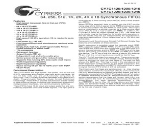 CY7C4425-10ASI.pdf