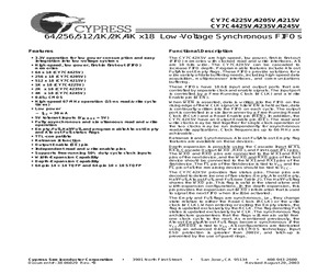 CY7C4245V-15ASC.pdf
