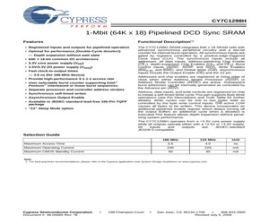 CY7C1298H-133AXC.pdf