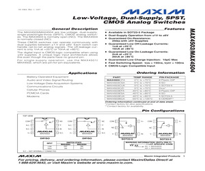 MAX4503ESA-T.pdf