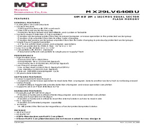 MX29LV640BUXBC-12G.pdf