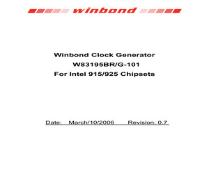 W83195BG-101.pdf