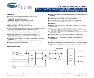 CY25402SXC.pdf