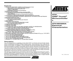 AT91M55800A ELECTRICAL CHARACTERISTICS.pdf