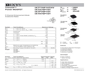 IXTH76P10T.pdf