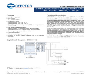 CY7C1011G30-12ZSXE.pdf