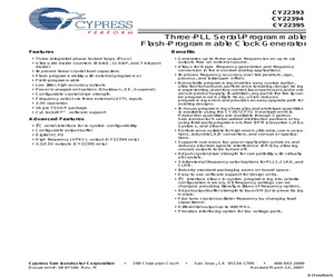 CY22394FXCT.pdf