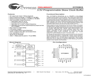 CY7C9915JXI-1T.pdf