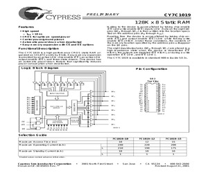 CY7C1019L-10VC.pdf