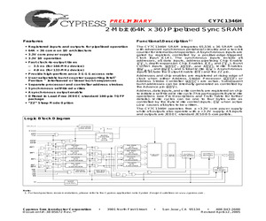 CY7C1346H-133AXC.pdf