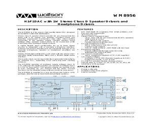 WM8956CGEFL/V.pdf