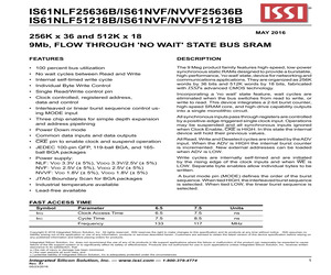 IS61NLF25636B-7.5TQLI.pdf