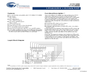 CY7C109D-10VXIT.pdf