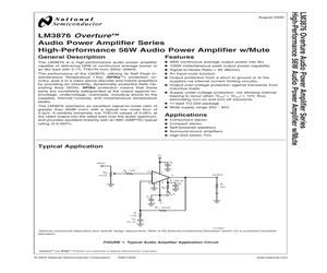 LM3876 OVERTURE AUDIO POWER AMPLIFIER SERIES.pdf