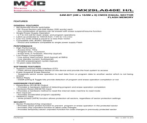 MX29LA640ELXCI-70G.pdf