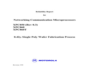 MPC850 RELIABILITY REPORT.pdf