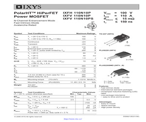 IXFH110N10P.pdf